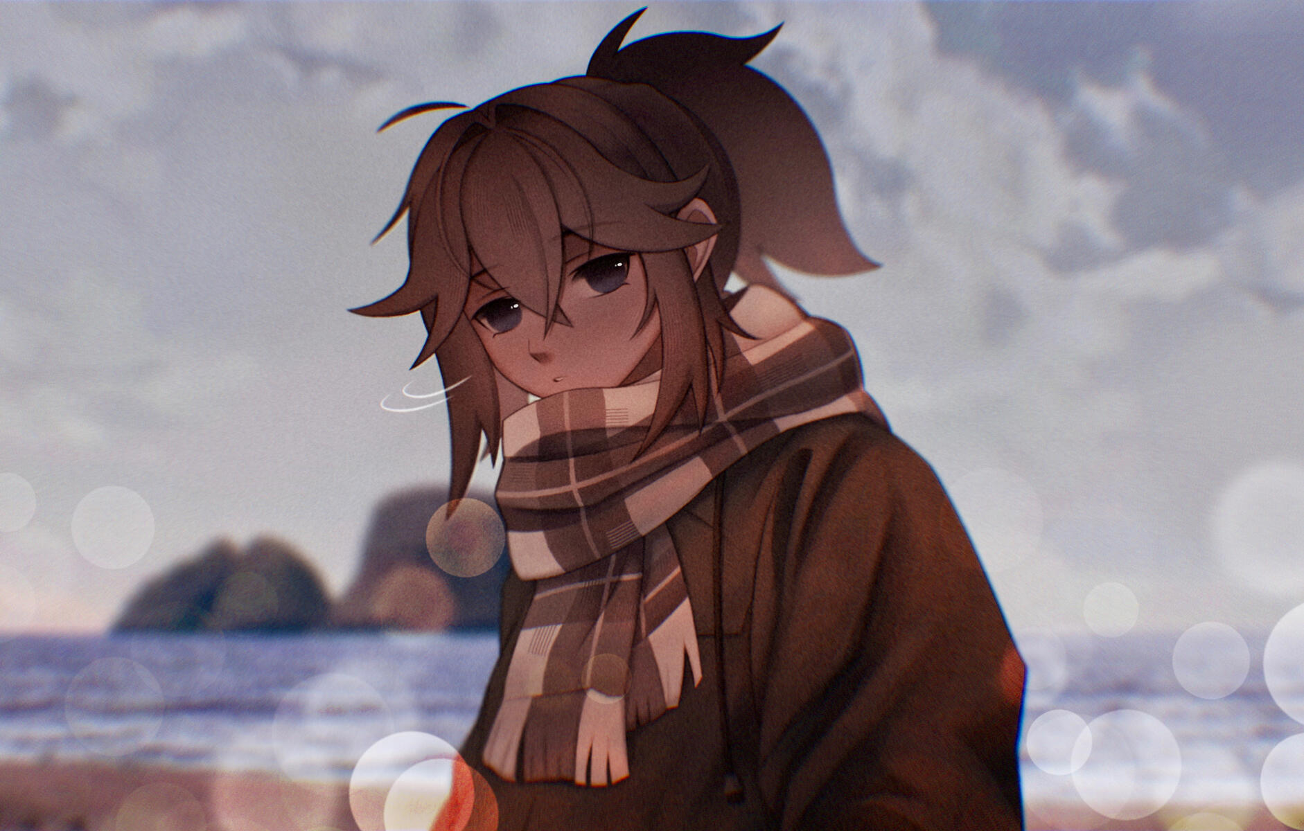 Oranges in Winter - Afar